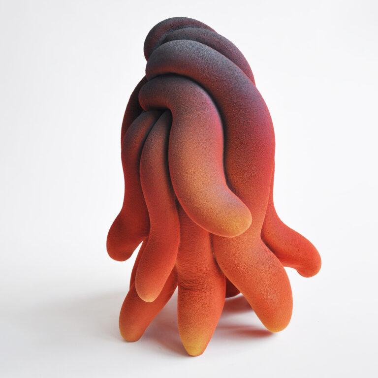 Claire Lindner - Untangling in red n°3