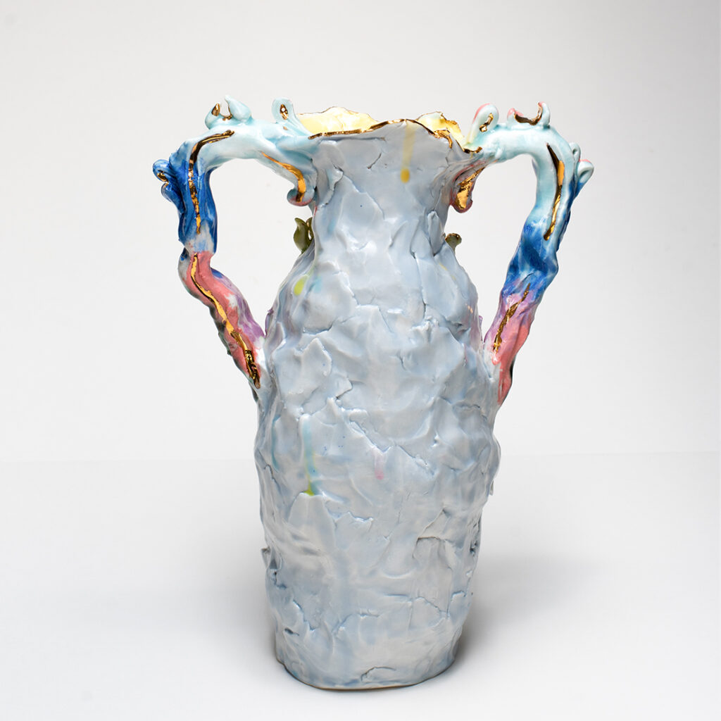 Scary-Vase - Happy-Vase-with-Dots - Faye Hadfield - Pot - Ceramic Art - Florian Daguet-Bresson