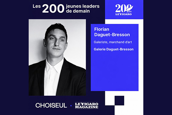 Palmarès Choiseul et Le Figaro « Les 200 leaders de demain " Florian Daguet-Bresson