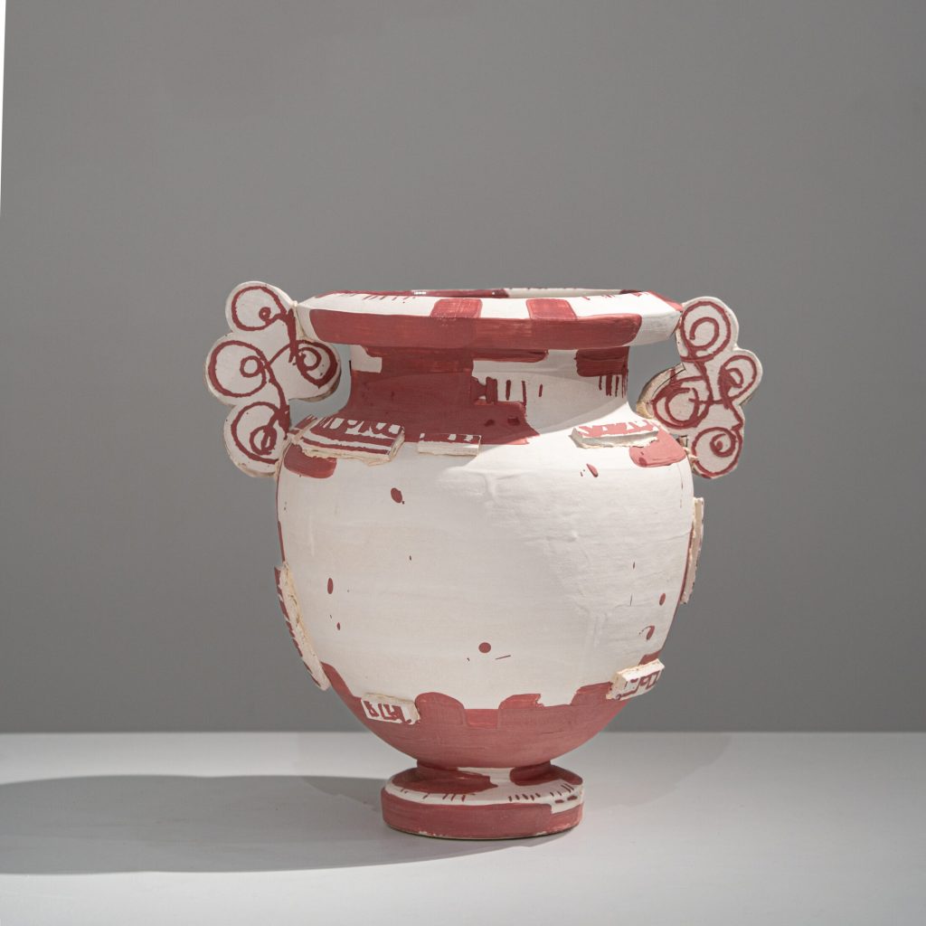 After Amphora in Pink and White