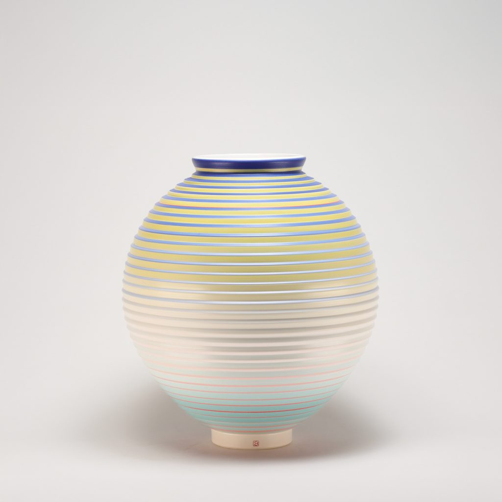 Jin Eui kim-OPot-Virtual Curve 1, D31.5cm x H36cm, 2026--