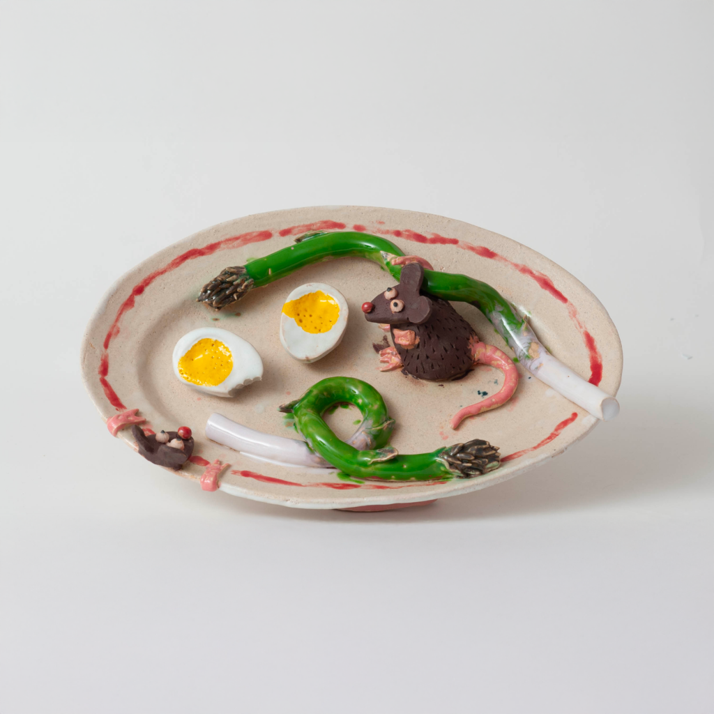 Assiette aux asperges à la souri